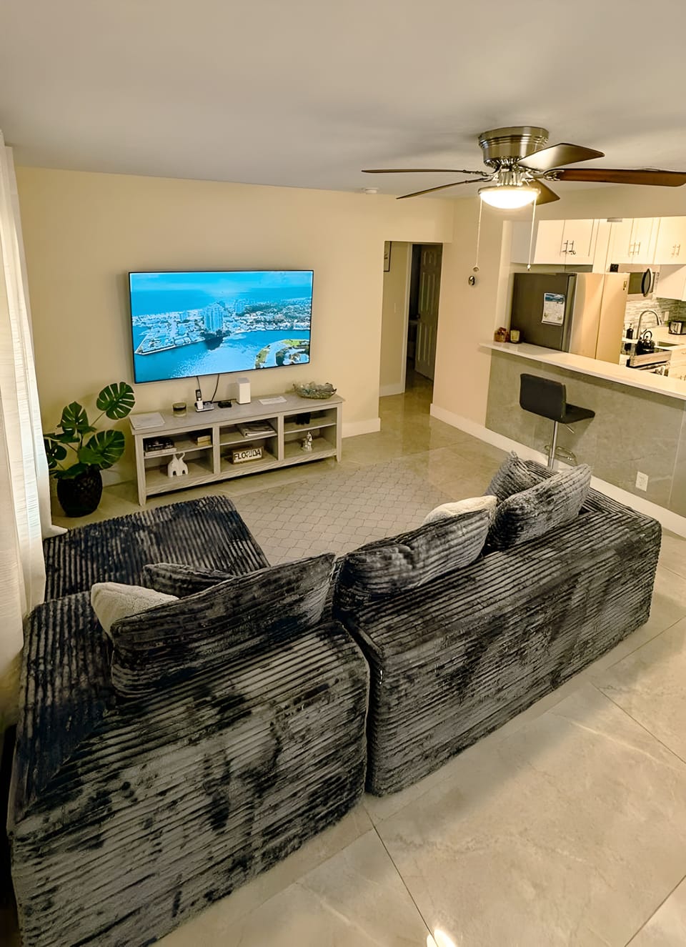 Living room TV.
