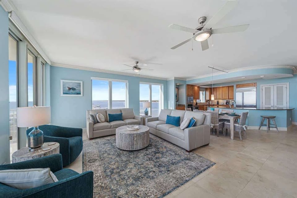 Living room coming in from the balcony