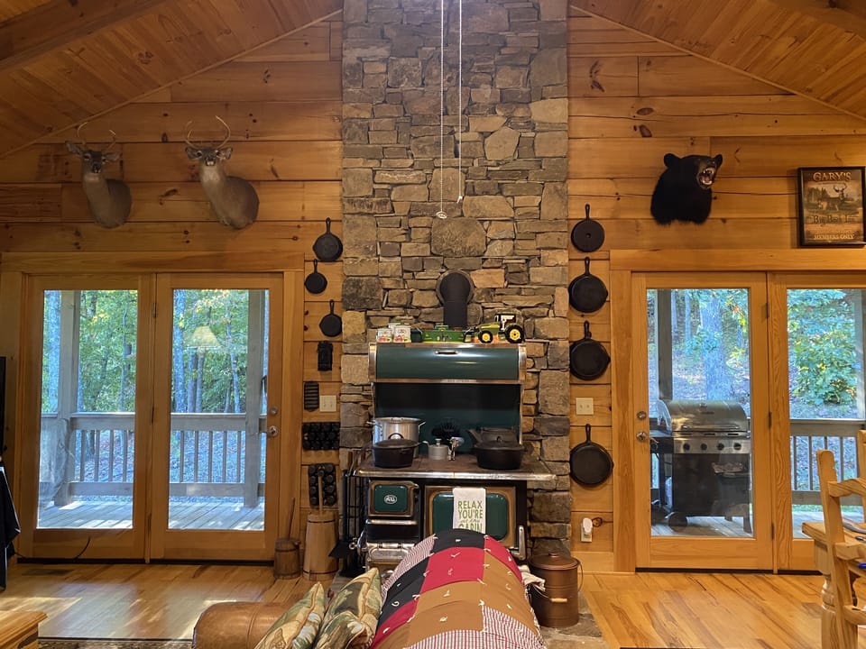 Antique wood stove 