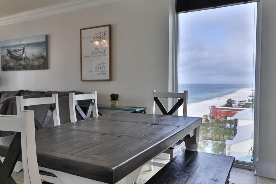 View from the dining table.