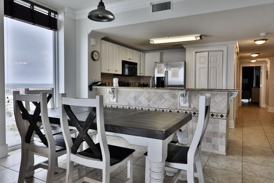 Dining table.