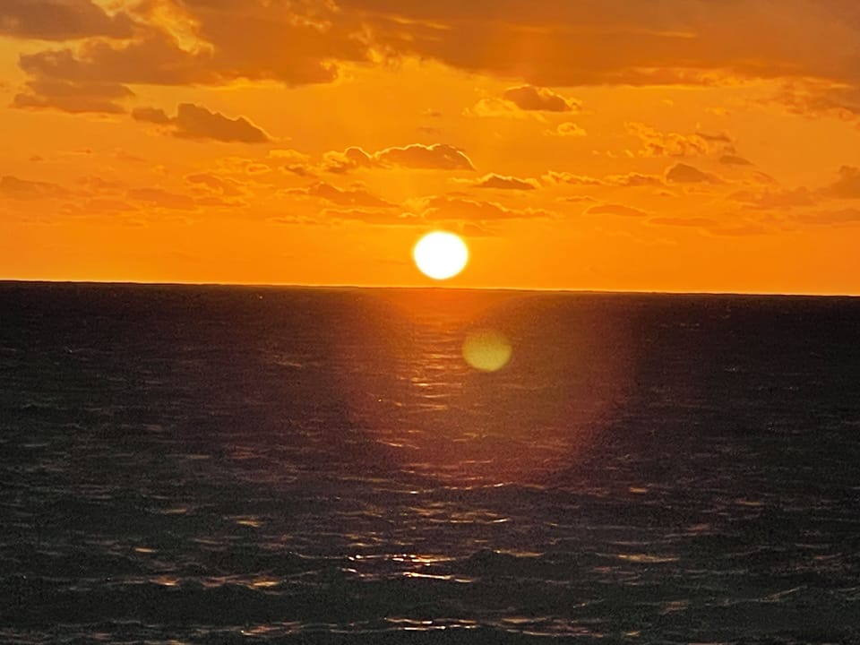 Exceptional view of the sunrise