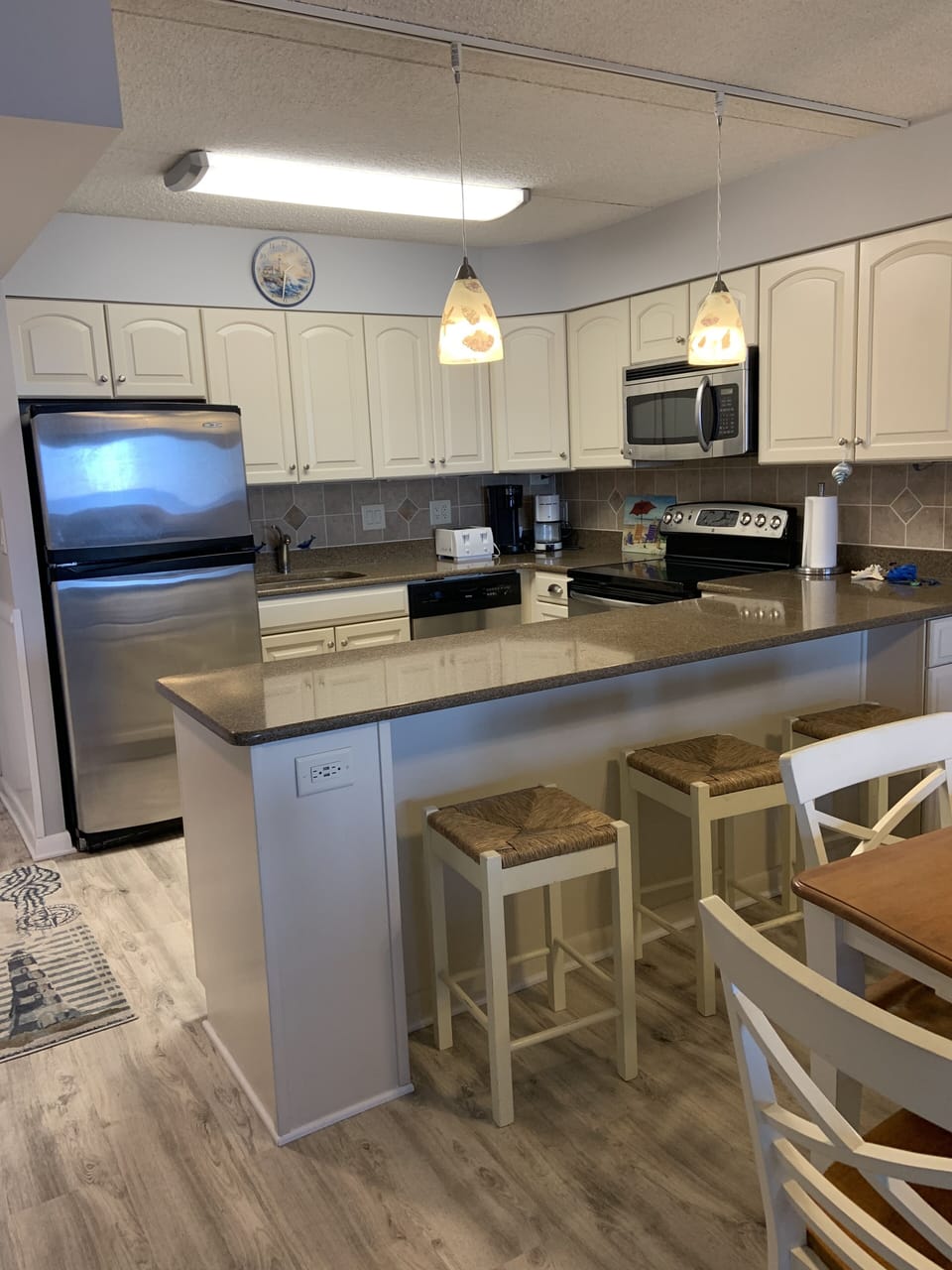 Fully stocked kitchen