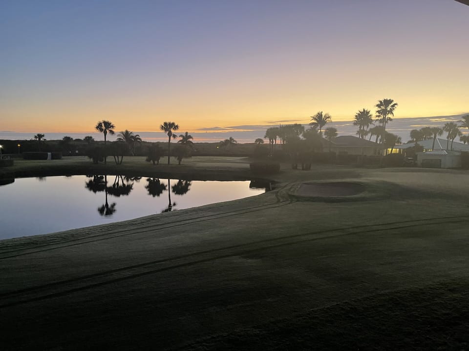 Enjoy the sunrise without having to leave the house. 