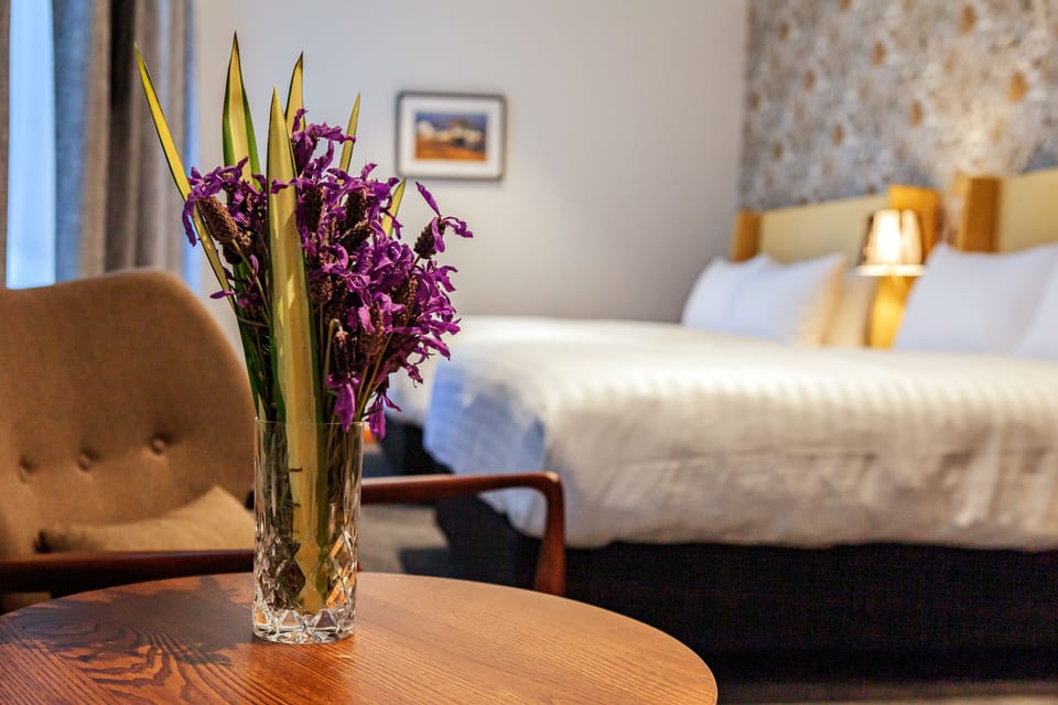 In-room safe, iron/ironing board, WiFi (free), bed sheets