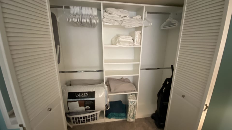 2nd bedroom closet installed by Closets by Design.