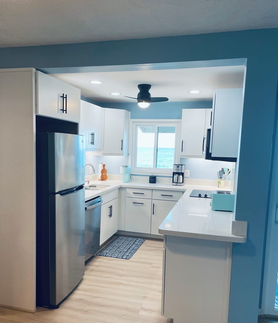 New appliances and fully stocked kitchen