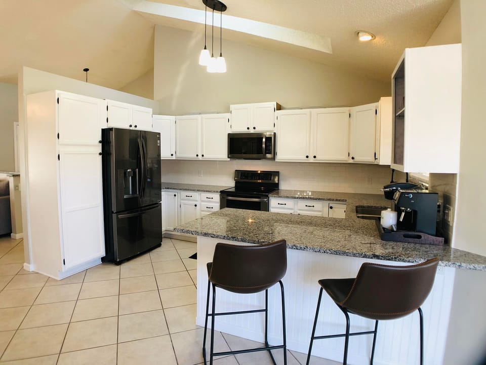 Fully Renovated Kitchen • Modern Appliances & Coffee Bar Included