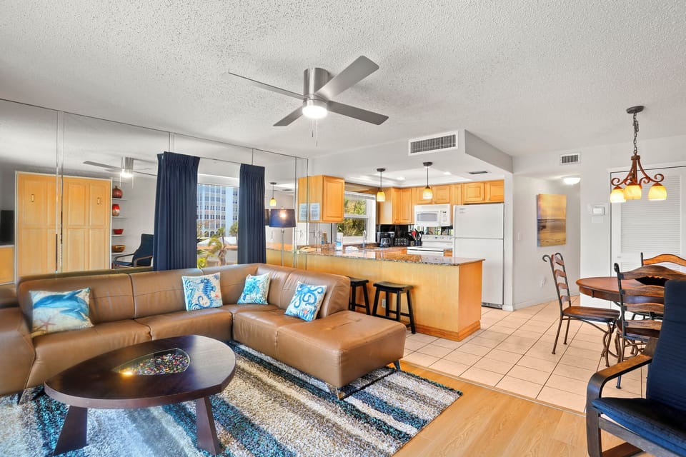Open concept - living/kitchen