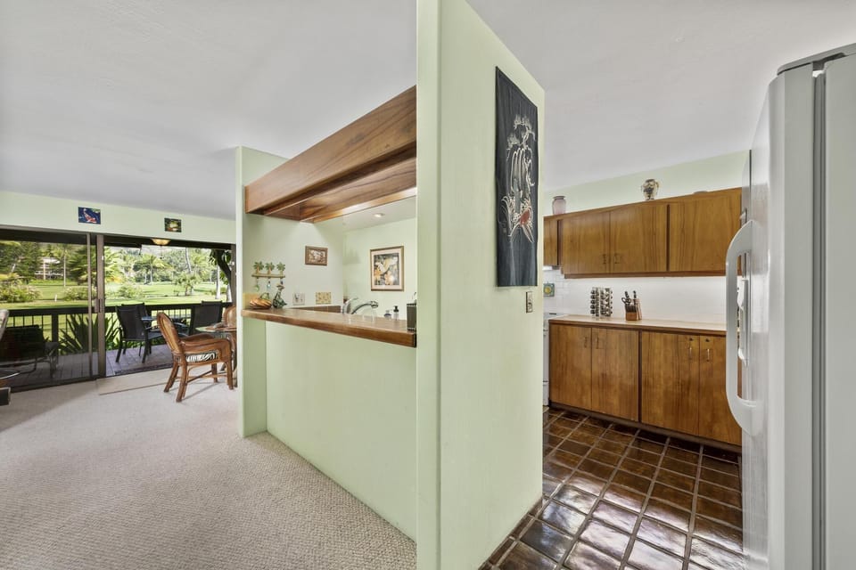 Cook with ease in a light filled island style kitchen