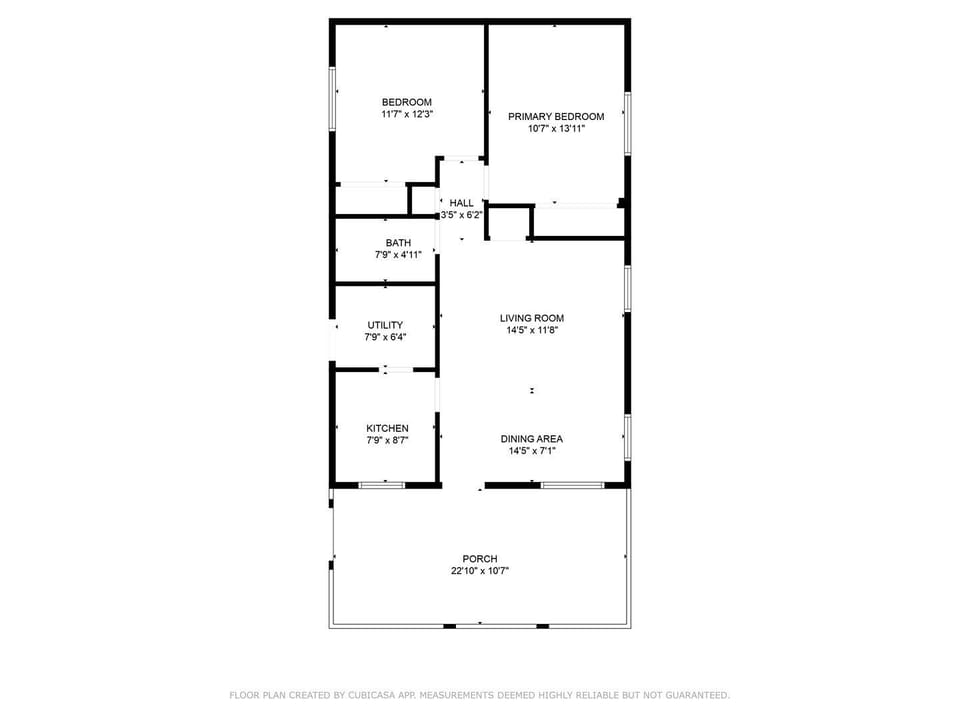 Apartment, 2 Bedrooms | Floor plan