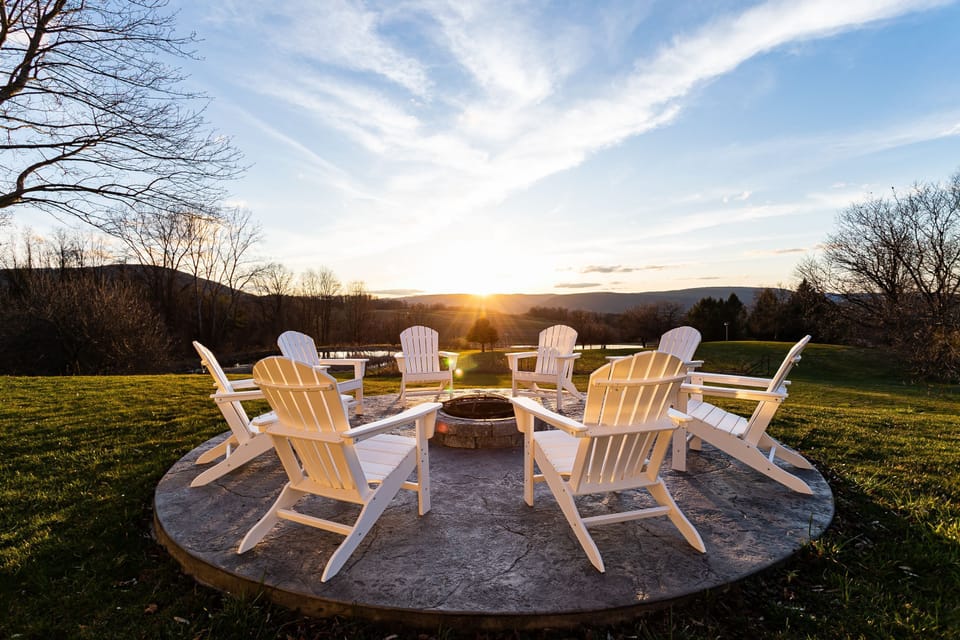 Firepit Overlooking Valley