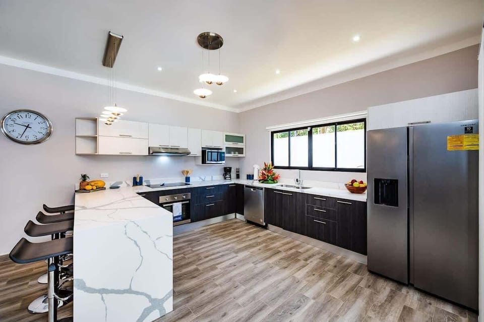 Cook, dine, and create memories in this open space.