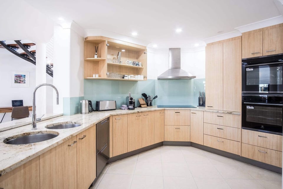 Massive kitchen that can easily cater to everyone.