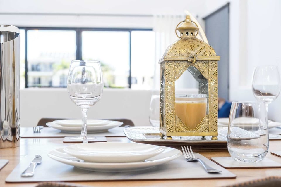 Another angle of the dining table.