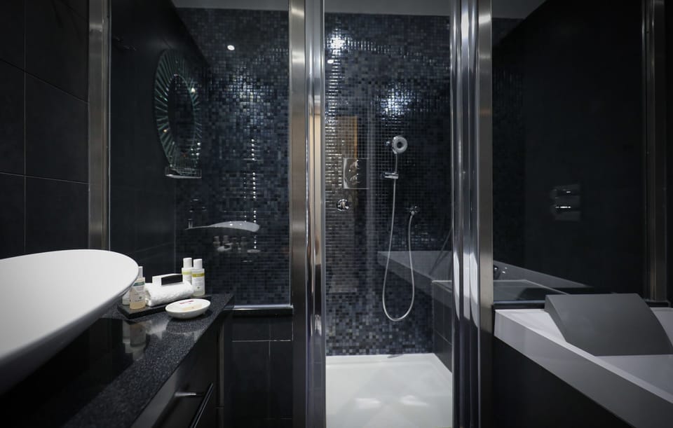 Park View Signature Suite | Bathroom | Eco-friendly toiletries, hair dryer, towels, soap