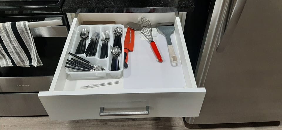 Cutleries for your 'home' stay.