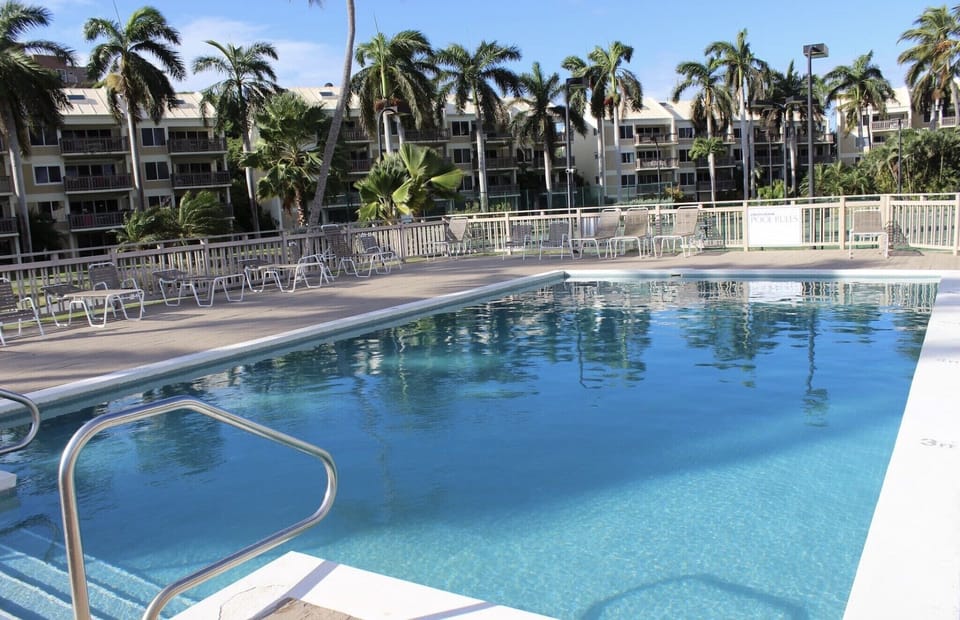 Most of the time you will have the swimming pool all to yourselves.
