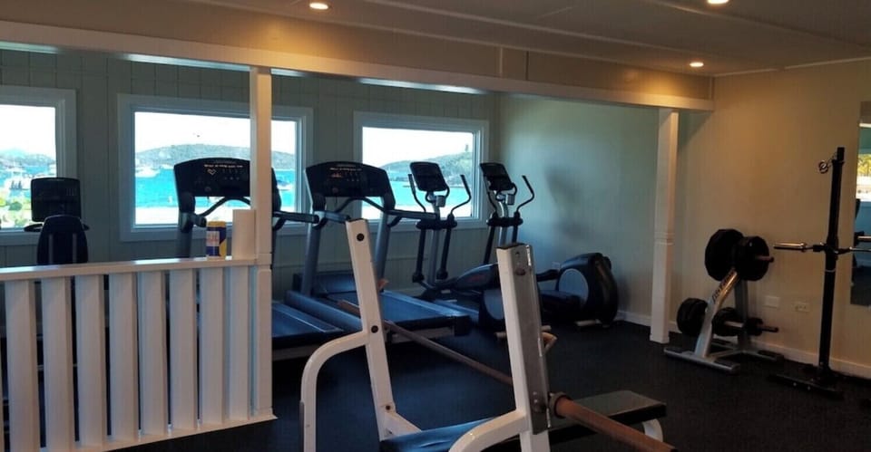 You are in vacation but if you won’t I work out, it is an option.