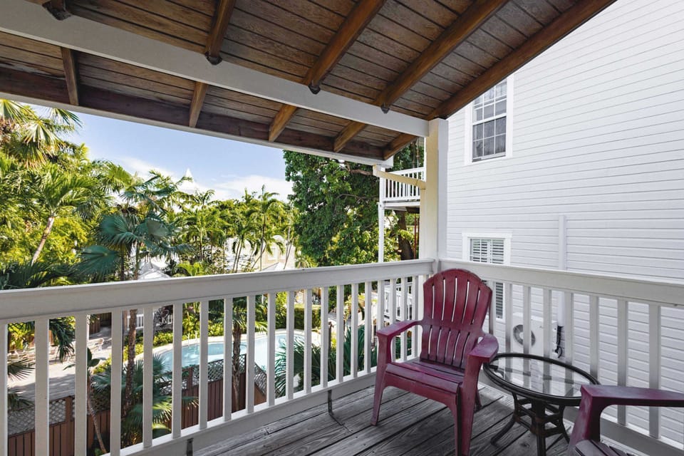 Shared Balcony with Pool View