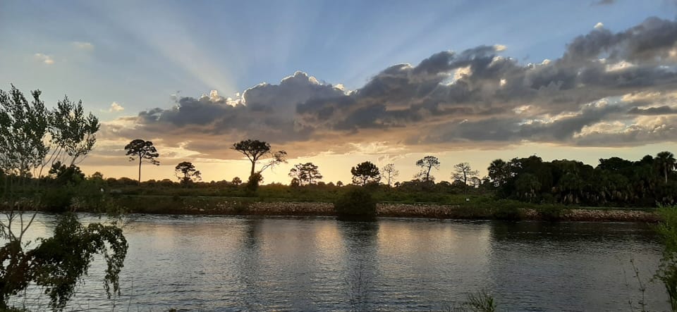 sunset at Venice Trail Canal