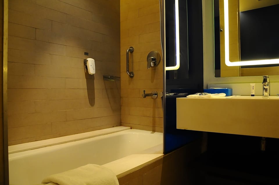 Deluxe Room | Bathroom | Shower, free toiletries, hair dryer, towels