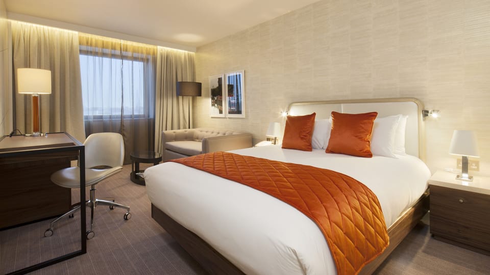 In-room safe, desk, iron/ironing board, free cribs/infant beds