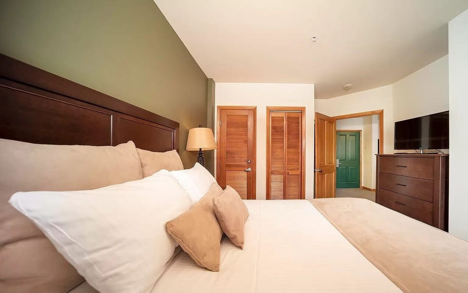 Bedroom with Closet & Smart TV