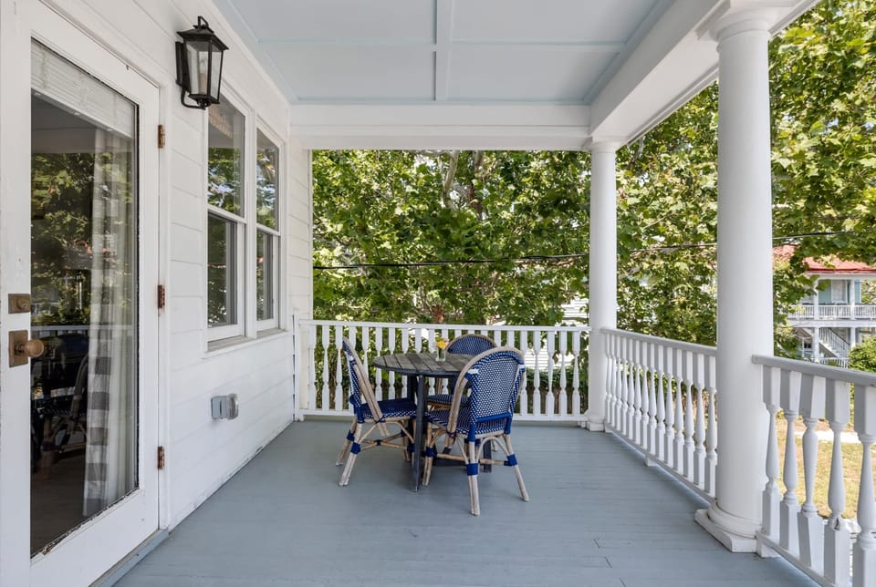 Outdoor dining space