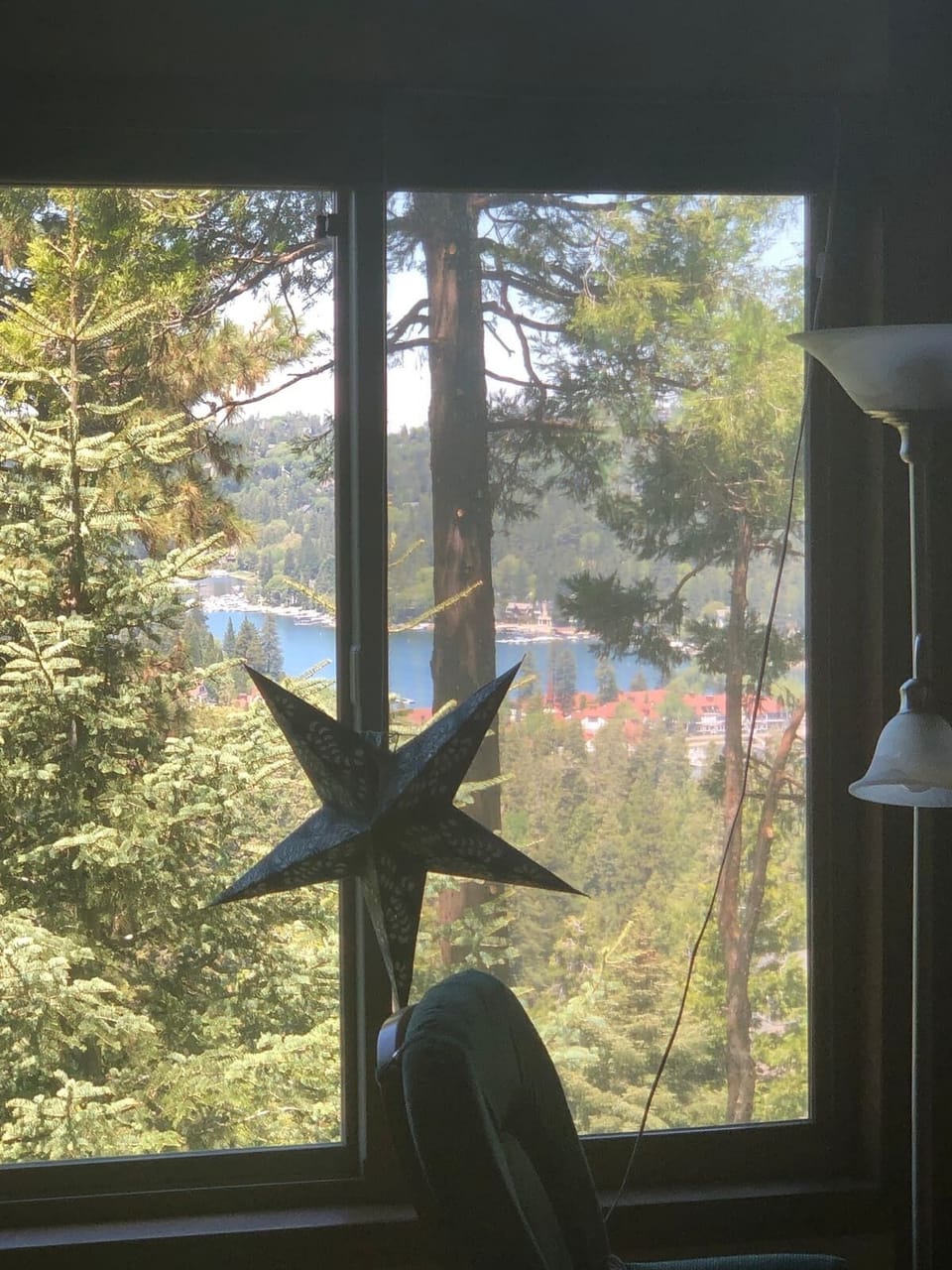 View from Living Room (left window). 