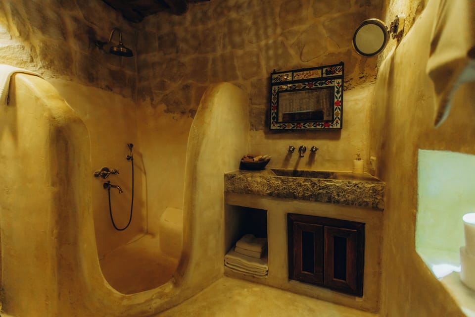Classic Room | Bathroom | Designer toiletries, hair dryer, slippers, bidet