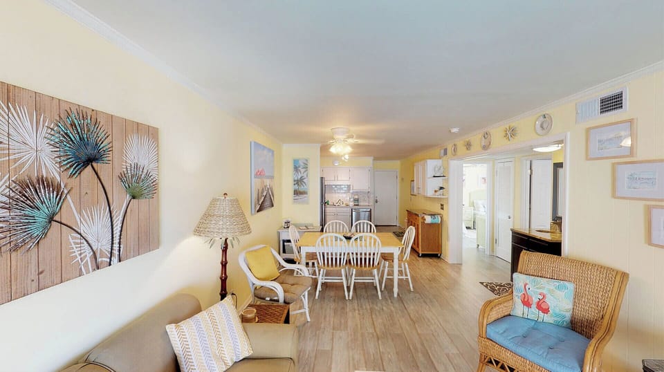 Living room, Dining area , and Kitchen
