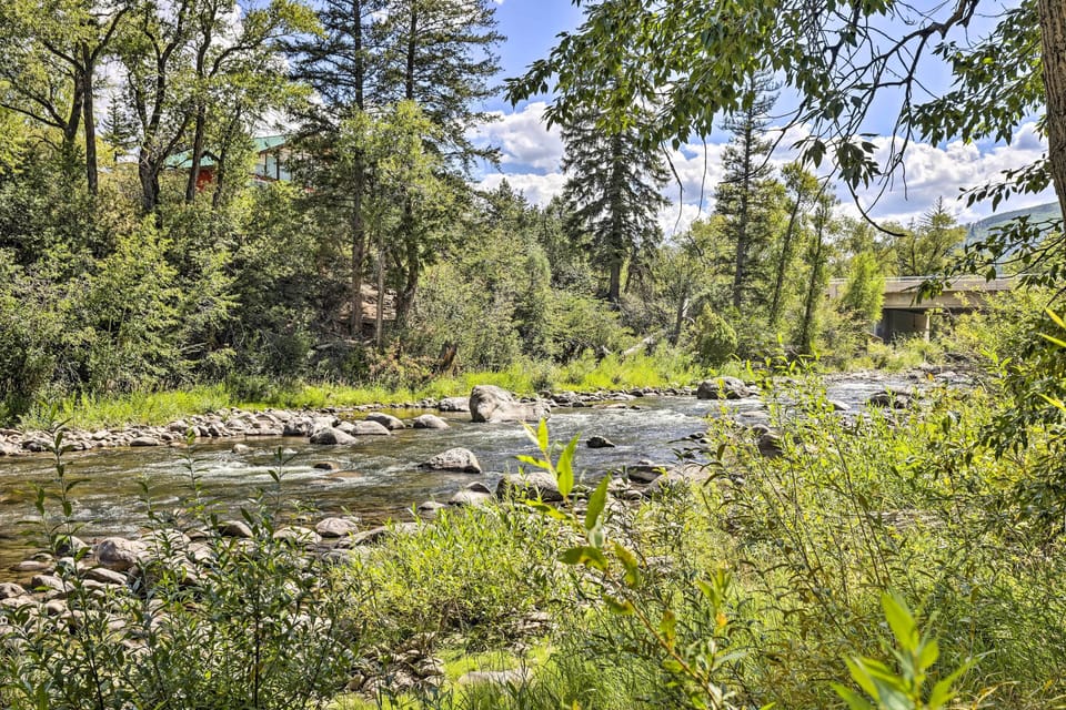 Eagle River enjoy fly fishing or kayaking in the summer, beautiful vista.