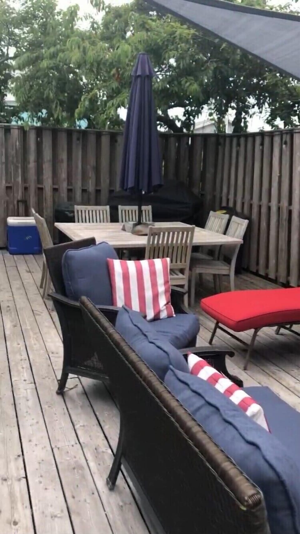 Back deck area