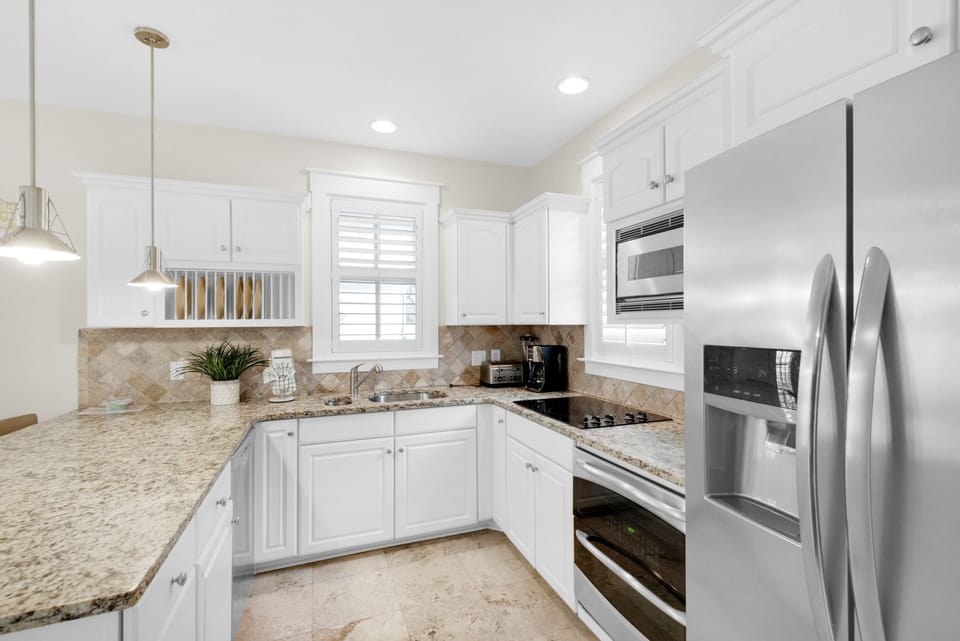 Kitchen has everything your chef needs