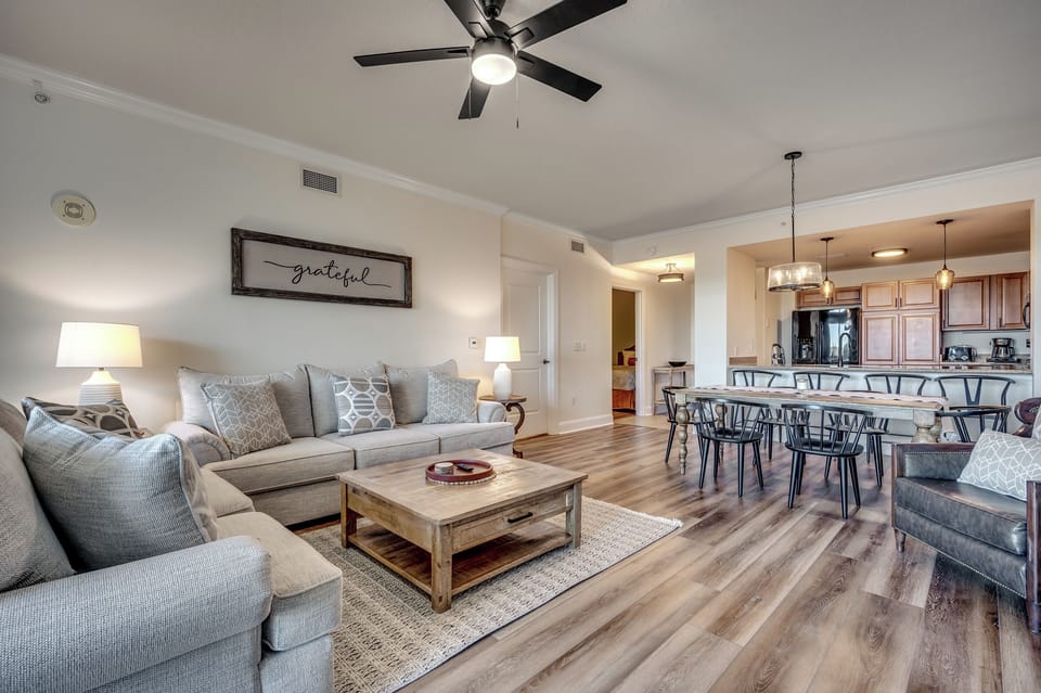 Living room with sleeper sofa