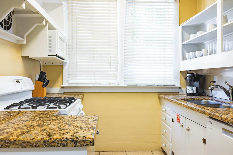 Fully stocked kitchen