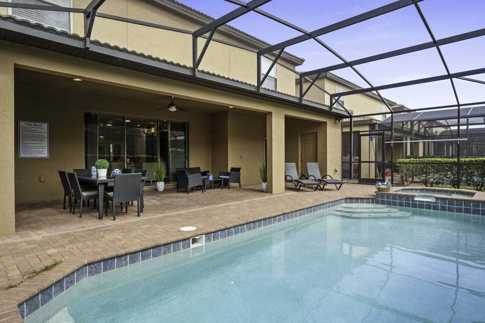 After a long day at the parks, relax by the pool in our beautiful outdoor area.