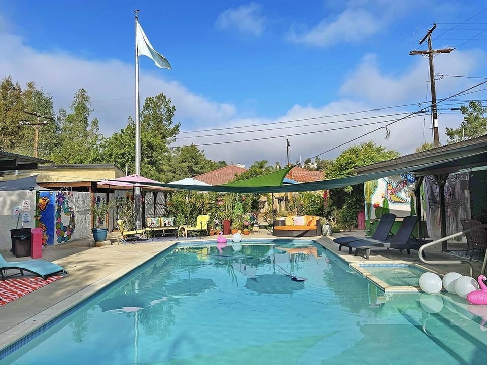 Summertime pool