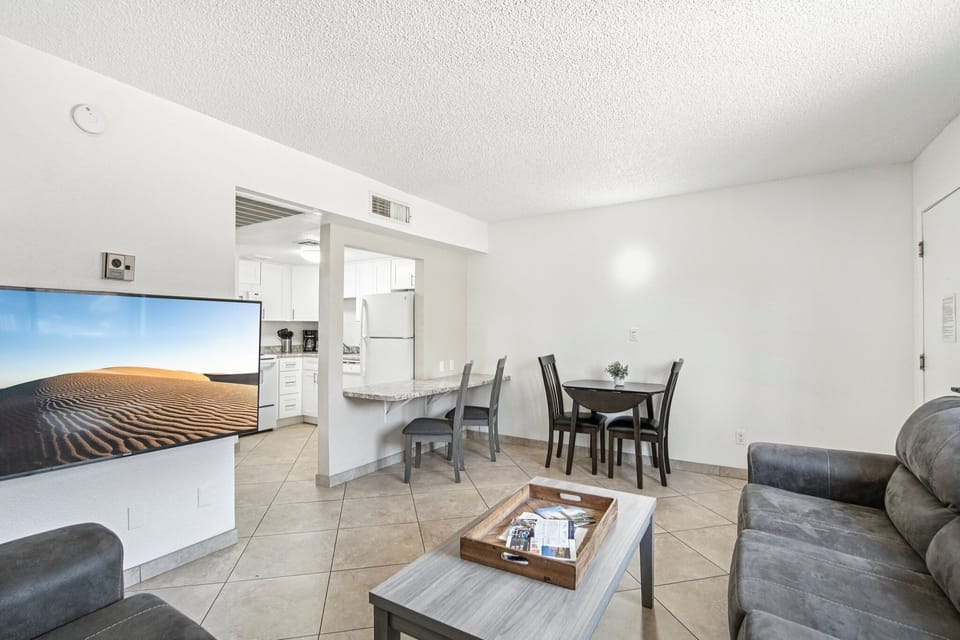 Apartment, 1 Bedroom | Living area | TV, fireplace