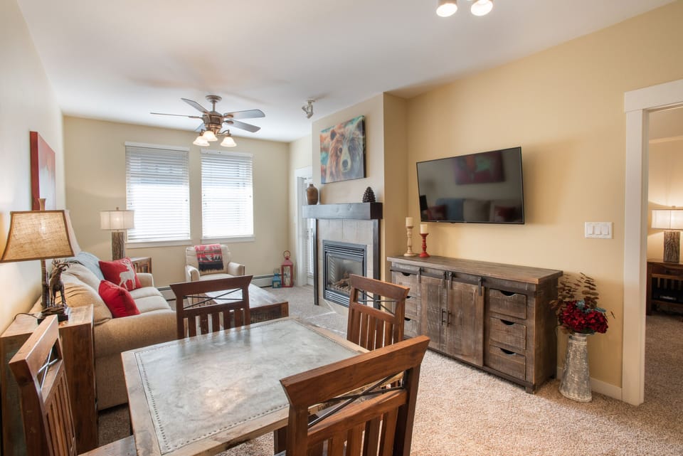 Condo, 1 Bedroom | Living area | TV