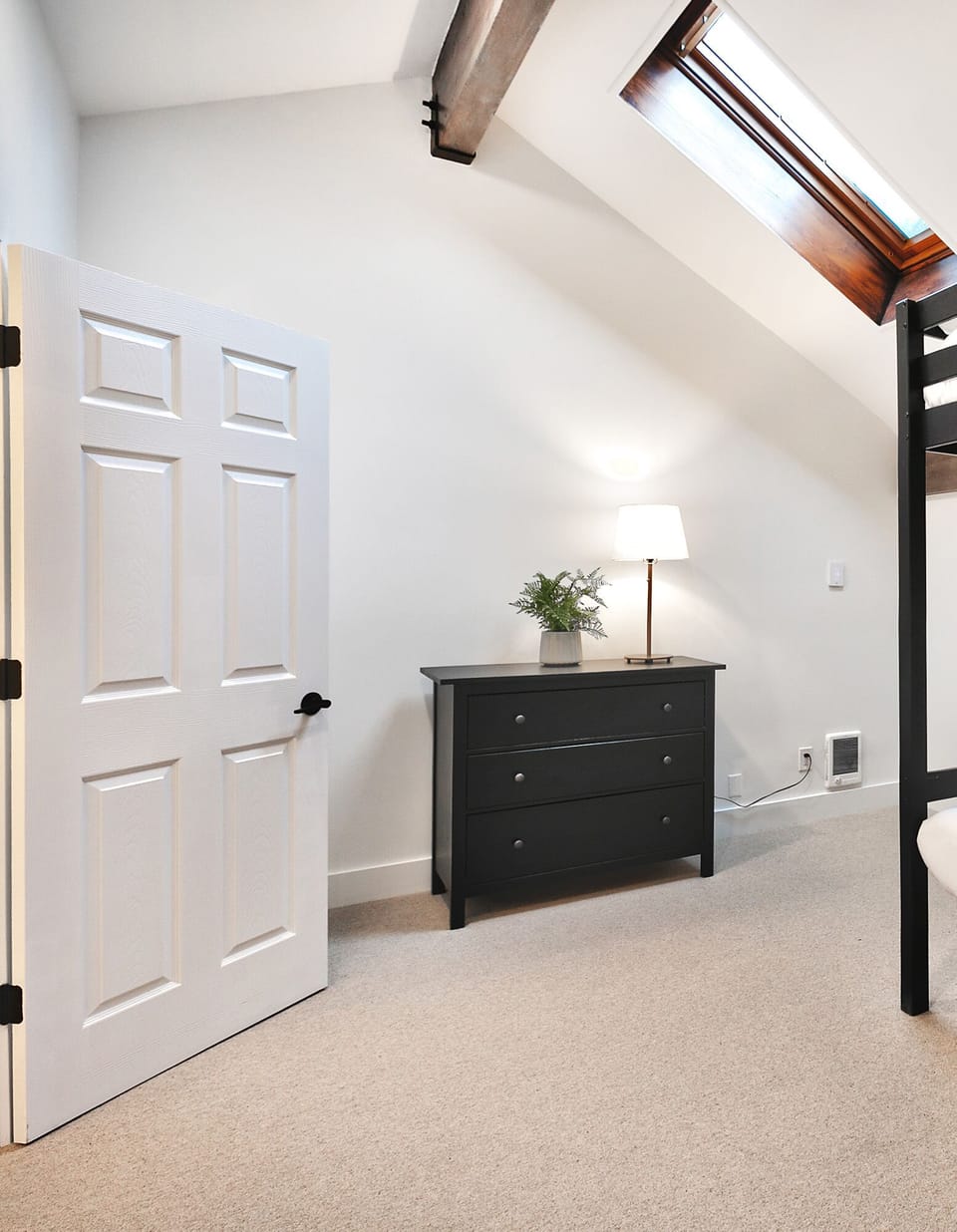 Snowcrest 317 vacation rental offers a queen over full bunk bed upstairs.