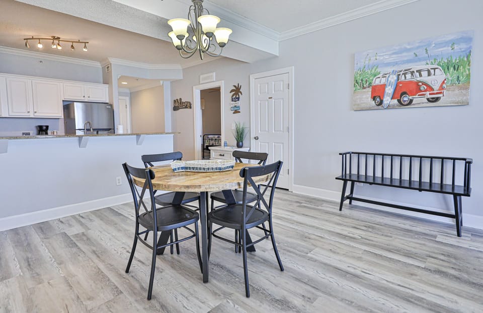 Dining table.