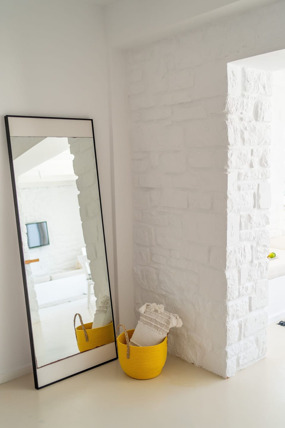 full size mirror - living room