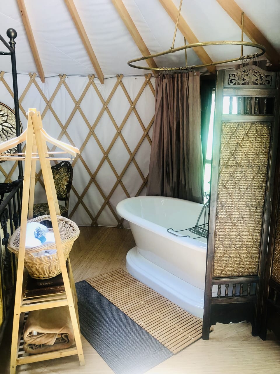 Romantic Tent | Individually decorated, individually furnished, blackout drapes, WiFi