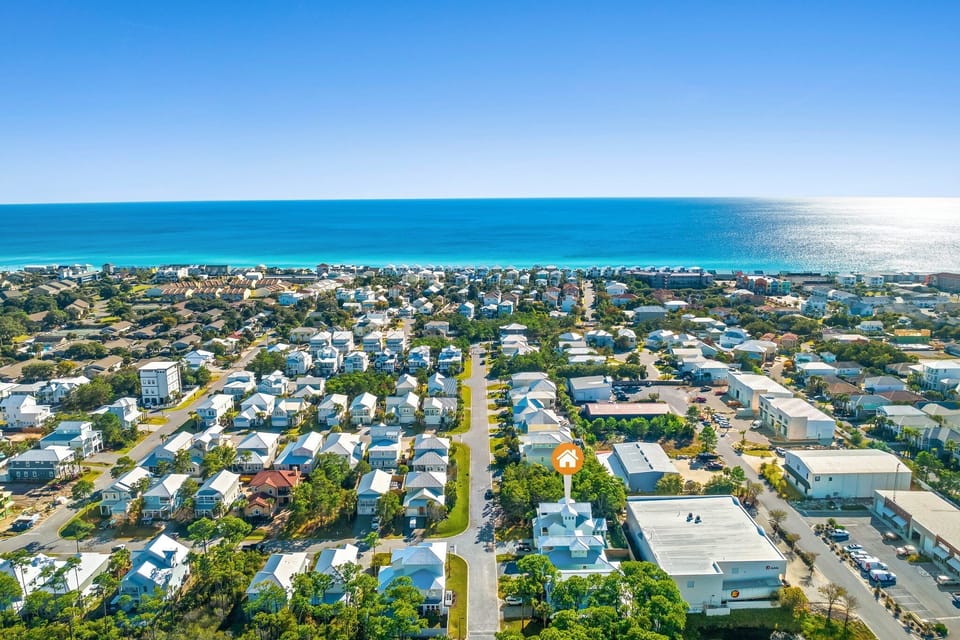 Sea Turtle Oasis - Aerial View - Proximity to the Beach