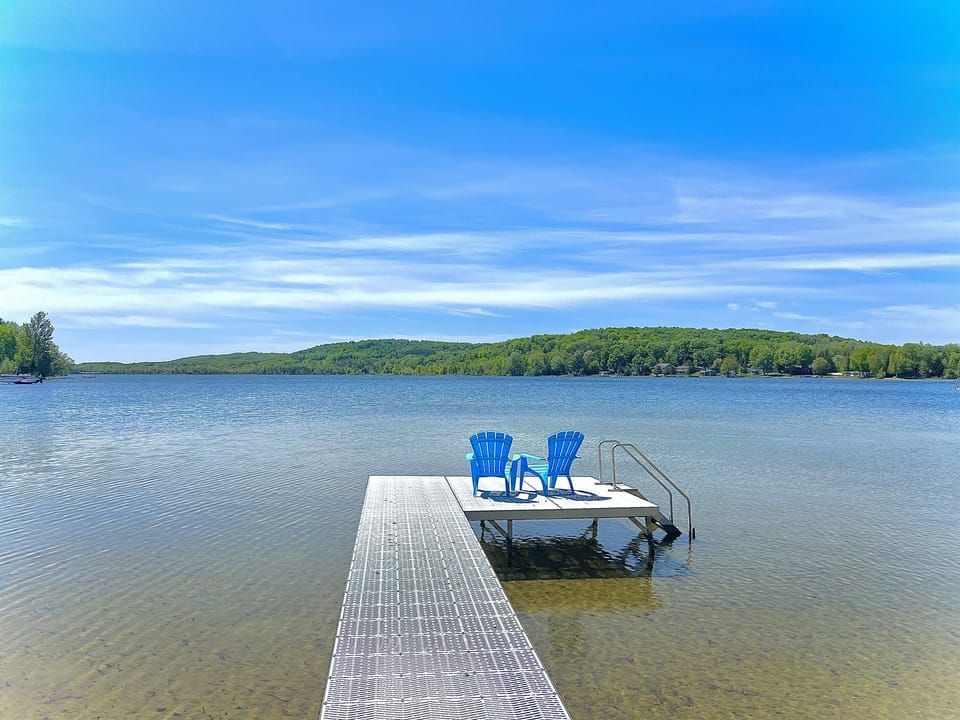 Sit on the dock and watch all the sunsets