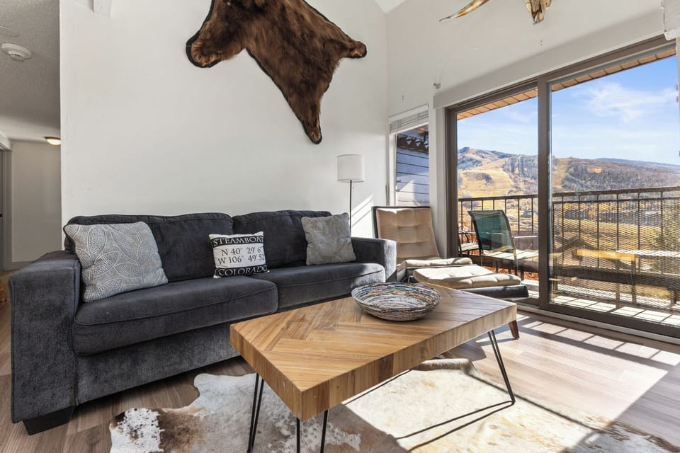 Living Room with Patio Access