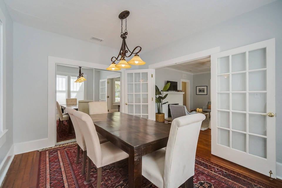 Large dining table