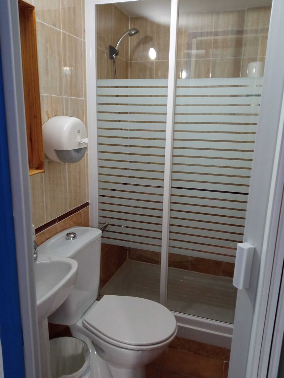 Shower, towels